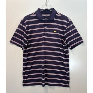 Masters Tech Augusta National Golf Polo Shirt Logo Mens‎ Size Medium (1920)